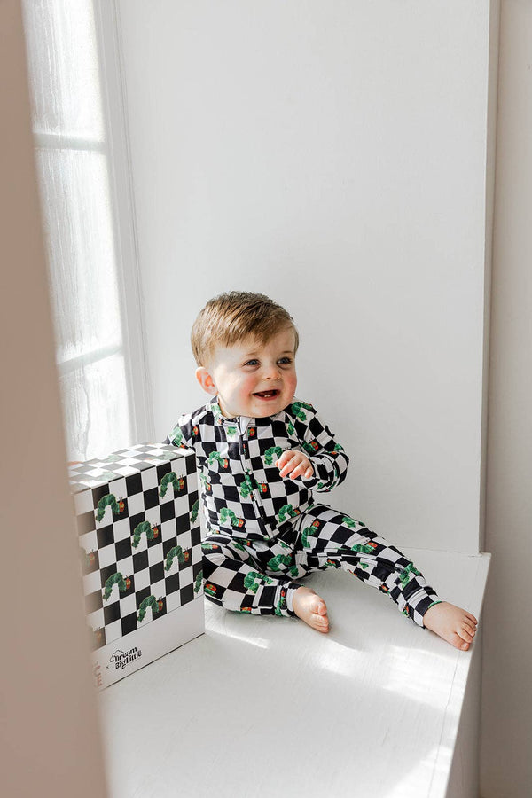 CATERPILLAR CHECK DREAM ROMPER